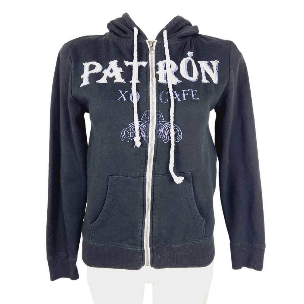 Threads 4 Thought Patron zip hoodie black Size small